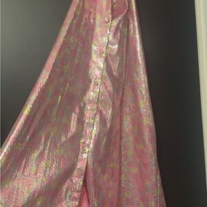 QUEEN OF SPARKLES Pink and Gold Dress